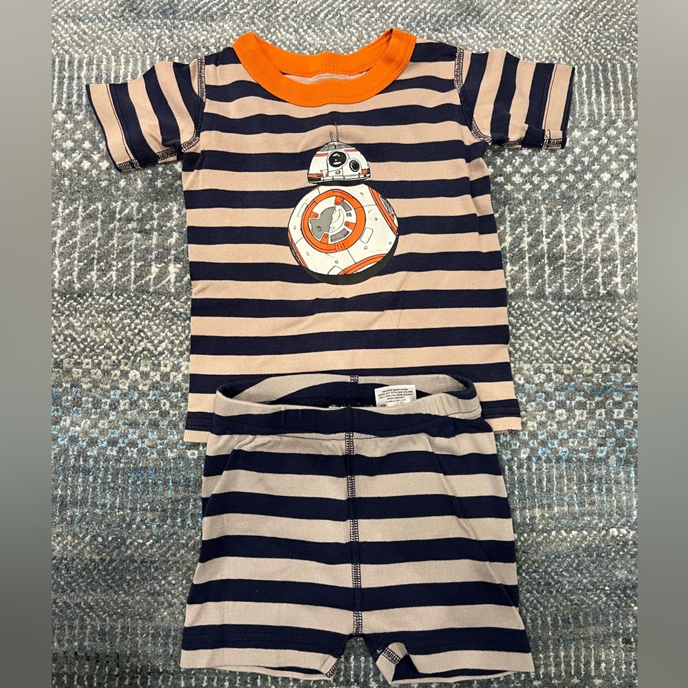 Hanna Andersson Star Wars BB-8 Organic Cotton Short Sleeve Pajamas